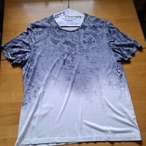 Zara fitted distress tee